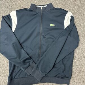 Lacoste full zipper jacket. Size 8
